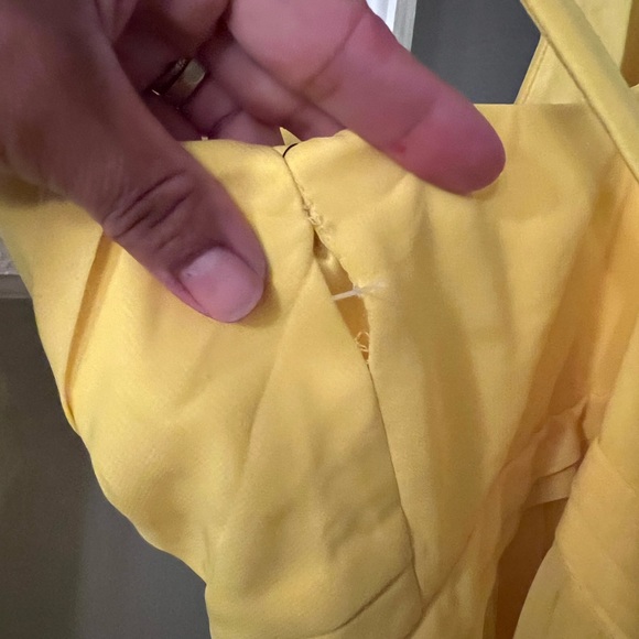 NWT! Bright yellow dress. Small tear under armpit, easily fixed!! - Picture 4 of 5